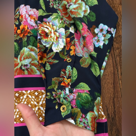 Ellen Tracy Floral Tunic - Picture 7 of 15